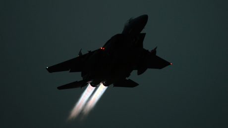 UK Police Helicopter Reports Near Miss with U.S. F-15 from RAF Lakenheath