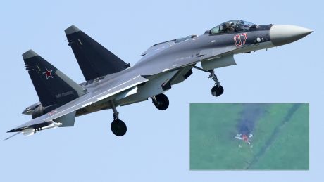 Ukrainian Air Force Claims Shootdown of Russian Su-35S Fighter