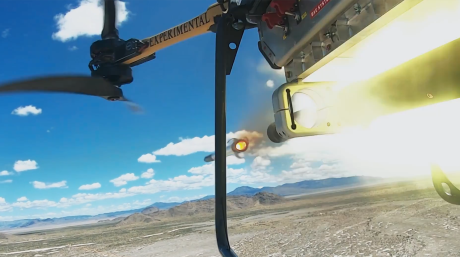 Malloy TRV-150 Electric VTOL Drone Demonstrates APKWS Capability