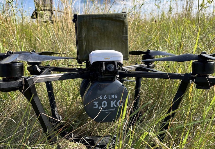 CEO of Lithuanian Drone Company Heads to Ukraine Frontline to Test New Drone Technology