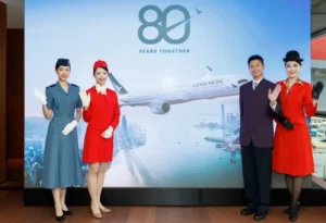 Cathay marks 80 years with retro uniforms and liveries