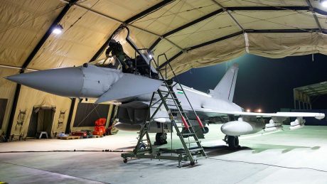RAF Typhoons Deployed to Qatar Amid U.S. Build Up in Middle East