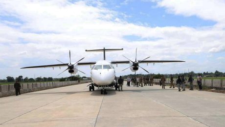 U.S. Air Force C-146 Wolfhound Damaged During Exercise in the Philippines