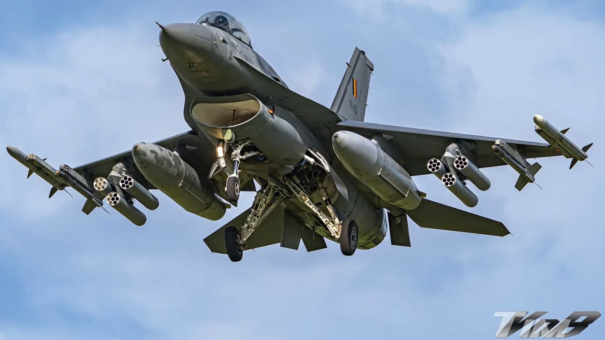 Belgian F-16s Are Testing FZ275 Laser-Guided Rockets for C-UAS Role