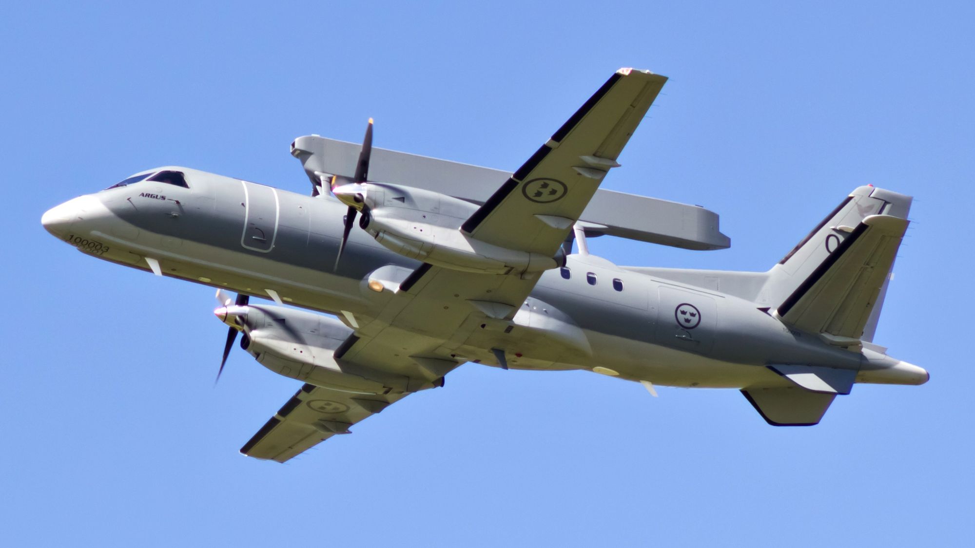 Video Shows Saab 340 Airborne Radar Flying in Ukraine
