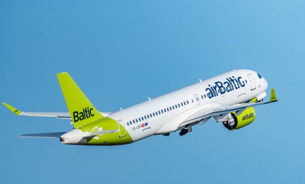 airBaltic launches onboard “shopping mall experience”