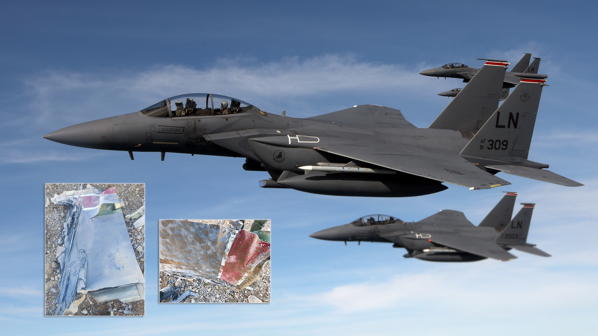 Iranian Media Posts Debris From USAF F-15E Claimed to Have Been Downed Earlier Today