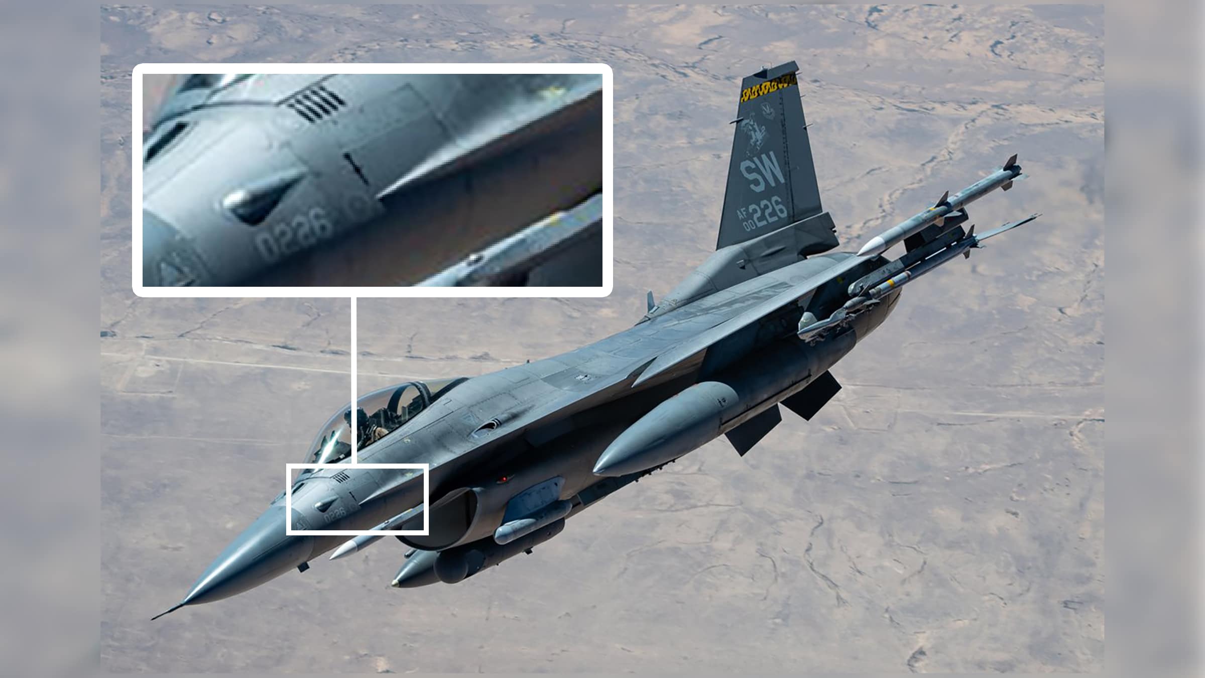 U.S. F-16 Sports AGM-88 HARM Kill Marking in New Photo