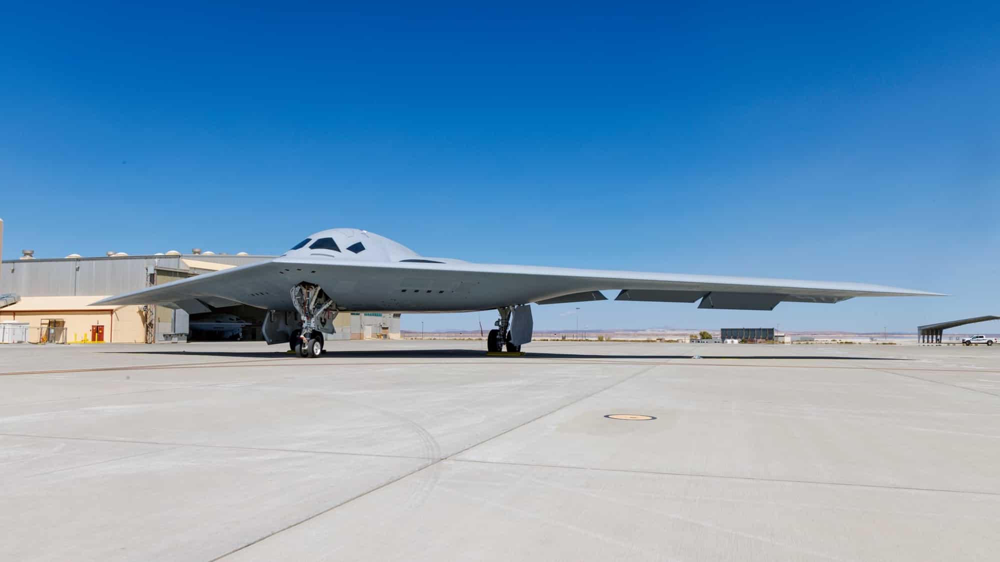 Operational and Developmental Test Pilots Fly Together on B-21 Raider