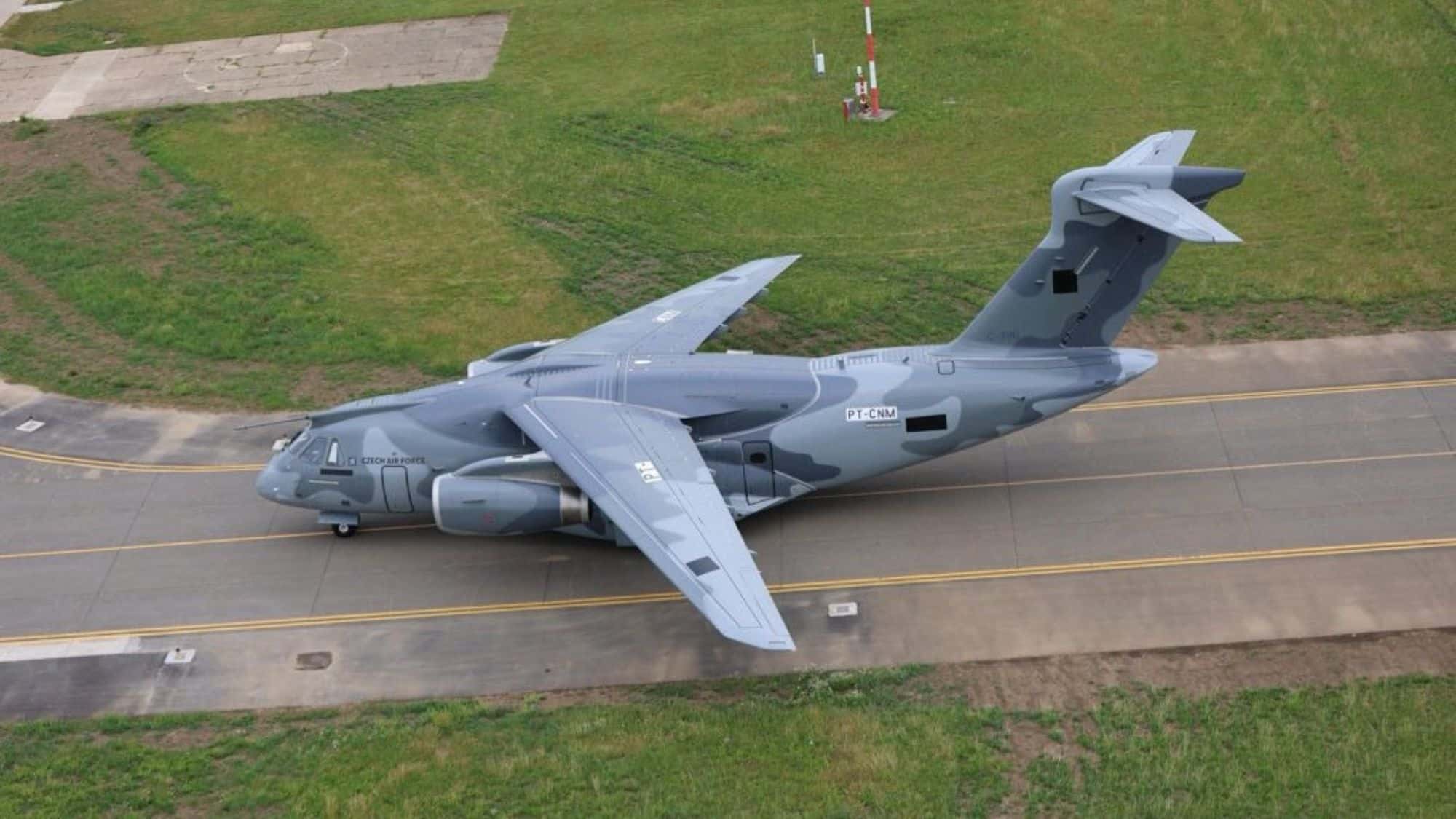 Czech Air Force Receives First C-390 Millennium Transport Aircraft